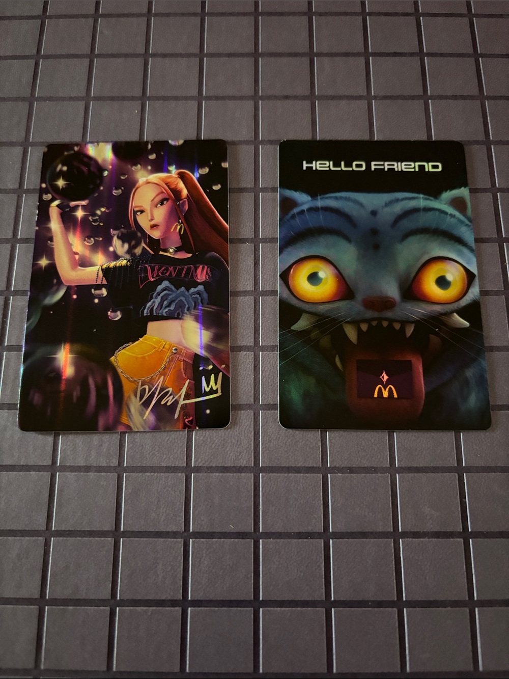 KPDH McDonald's x Huntrix Cards